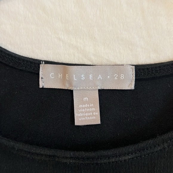 Chelsea 28 Faux wrap little black tank dress Medium - Picture 3 of 4